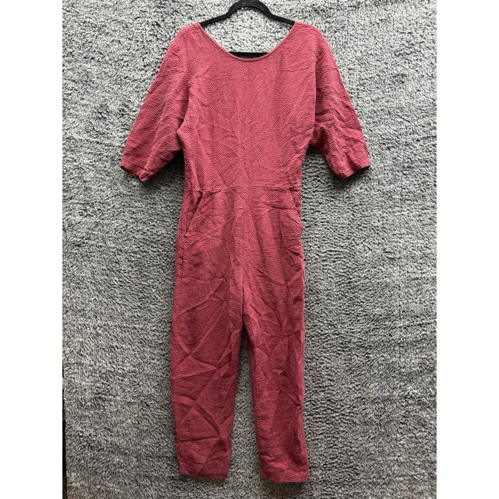 Loup Jumpsuit Womens Large Detailed Stretch‎ in Red